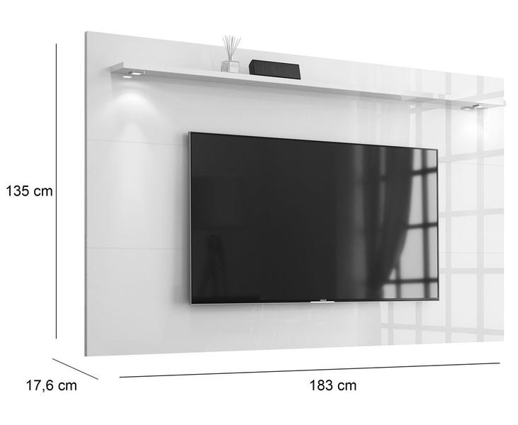 Imagem de Painel para TV Aspen 1.8 Madeiro Canela - MoveisAqui