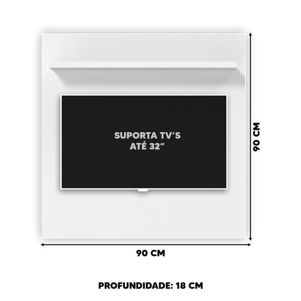 Imagem de Painel Para Tv Até 32 Polegadas Branco Sedna Shop Jm