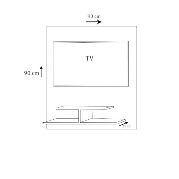 Imagem de Painel Para Tv Até 32 Polegadas Em Mdf