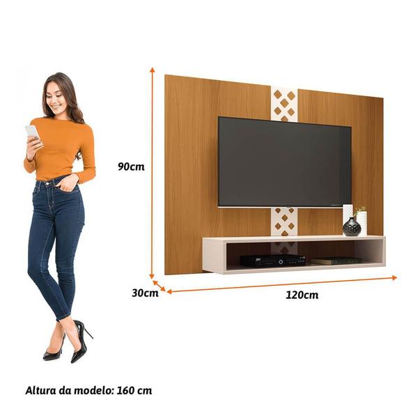 Imagem de Painel para TV até 47" com Nicho Resistente até 30kg Form