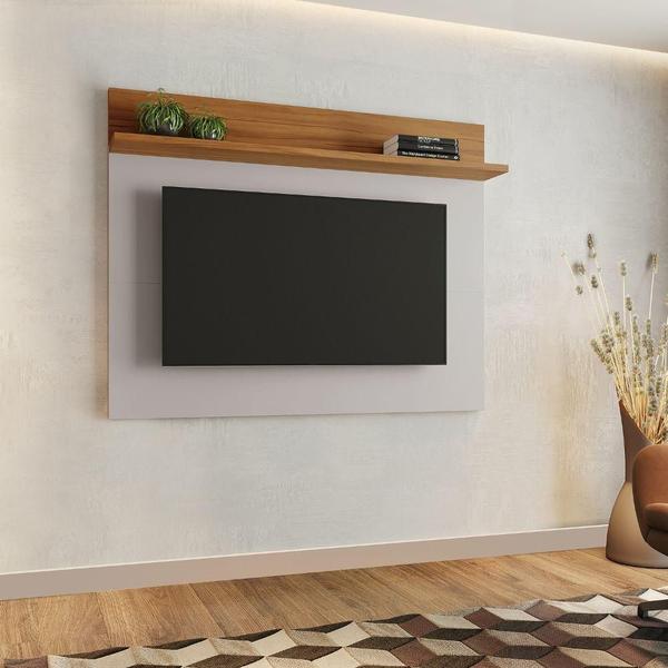 Imagem de Painel Para TV até 50" Off White/Freijó Trend Notável Móveis