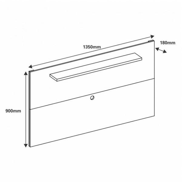 Imagem de Painel para Tv até 50 Polegadas 135cm Safira Casa D