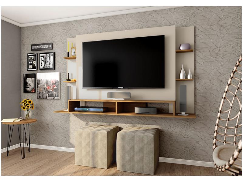 Painel para TV até 55" Caemmun Domínio 4 Prateleiras Painel para TV até 55" Caemmun Domínio 4 Prateleiras