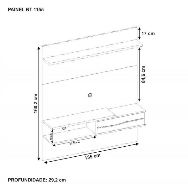 Imagem de Painel para TV até 55 Polegadas 1155 Notável