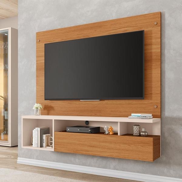 Painel Para TV Até 55 Polegadas Marrom Black Caemmun Painel Para TV Até 55 Polegadas Marrom Black Caemmun