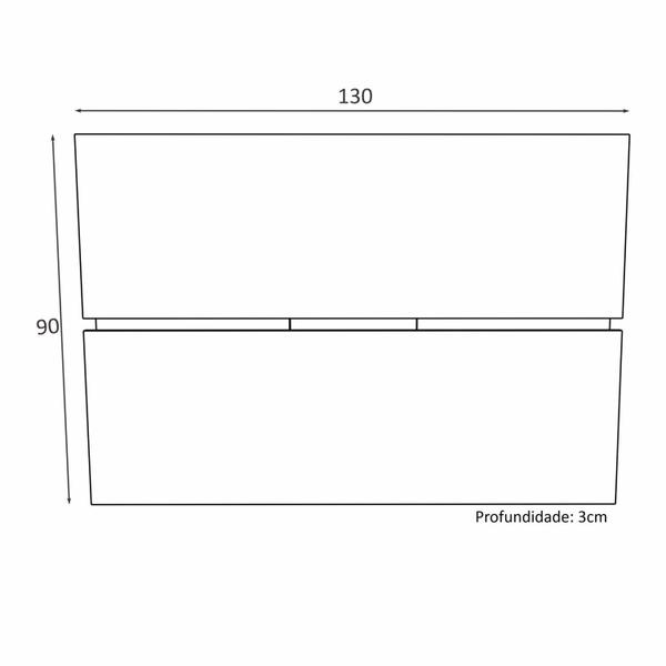 Imagem de Painel para TV até 58 Polegadas 130cm Montreal Estilare