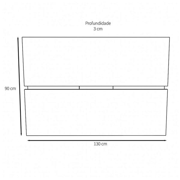 Imagem de Painel para TV até 58 Polegadas Montreal Madeirado