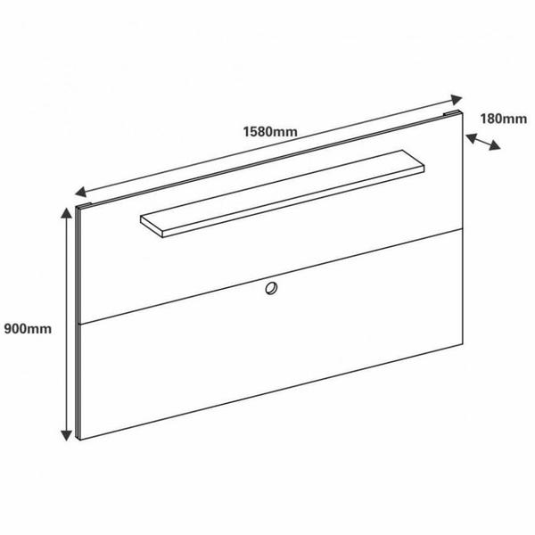 Painel para Tv até 60 Polegadas 158cm Esmeralda Casa D Imagem de Painel para Tv até 60 Polegadas 158cm Esmeralda Casa D