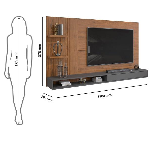 Imagem de Painel para Tv ate 60 Polegadas Bento - 7 Decormoveis