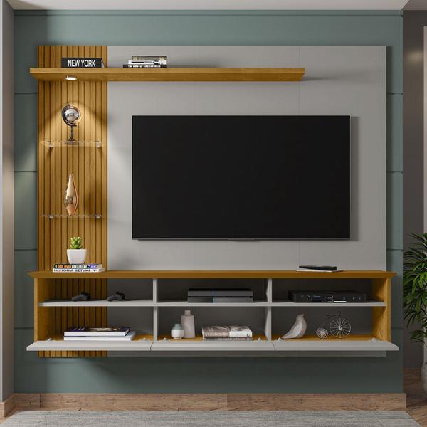 Imagem de Painel para Tv até 60 Polegadas Trend Off-White/Naturalle