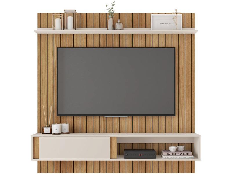 Painel para TV até 65" Caemmun Boreal 1.8 1 Prateleira Painel para TV até 65" Caemmun Boreal 1.8 1 Prateleira