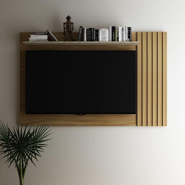 Imagem de Painel para TV até 65'' PA2914 Natural/Palha Tecnomobili