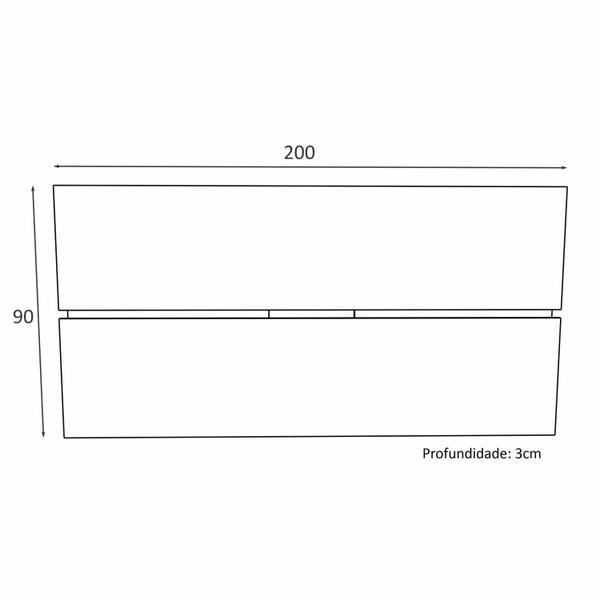 Imagem de Painel para TV até 65 Polegadas 200cm Mônaco Estilare