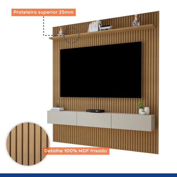 Imagem de Painel para TV até 70 Polegadas Frisado Curitiba