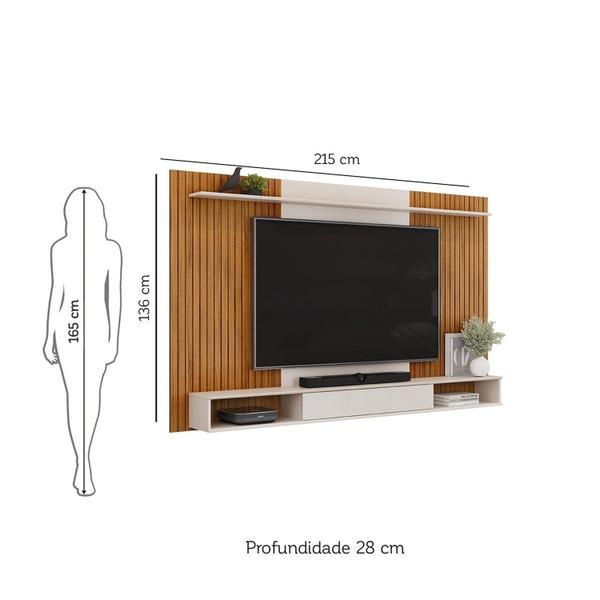 Imagem de Painel para Tv até 70 Polegadas Leo Freijó/Off White