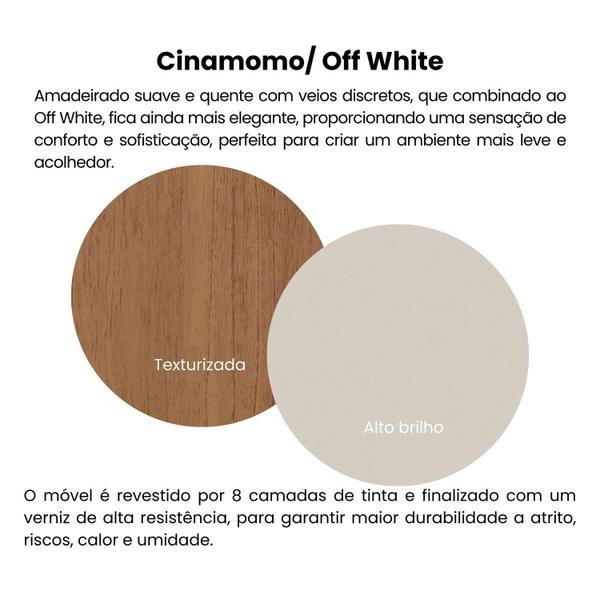 Imagem de Painel para Tv até 72 Polegadas Matisse Cinamomo /Off White