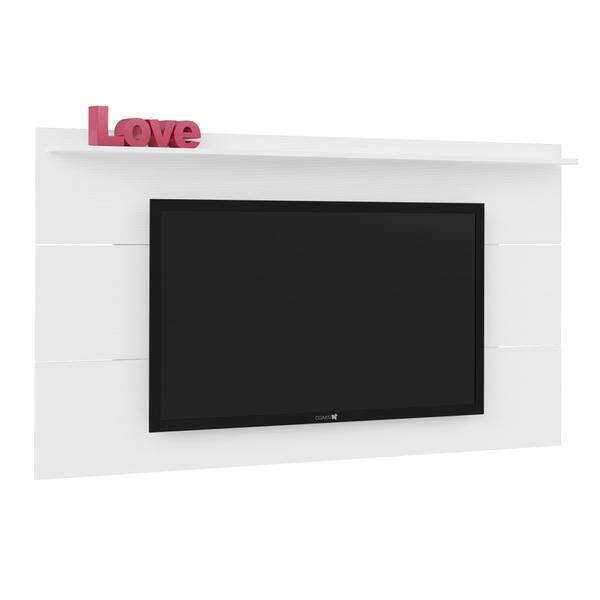 Imagem de Painel Para TV Com Suporte Universal Artely Slim Branco