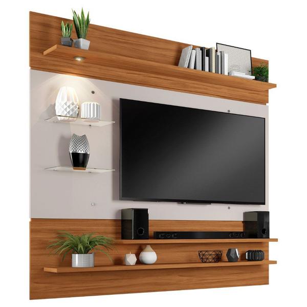 Painel para TV de 60 Polegadas 5 Prateleira Led NT1010 Notável Móveis Imagem de Painel para TV de 60 Polegadas 5 Prateleira Led NT1010 Notável Móveis