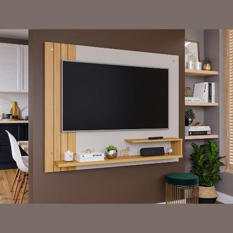 Imagem de Painel para TV de até 50 Polegadas Dunas Permobili Off White/Nature