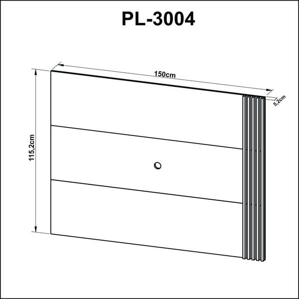 Imagem de Painel Para TV PL3004 TCM Natural e Off White