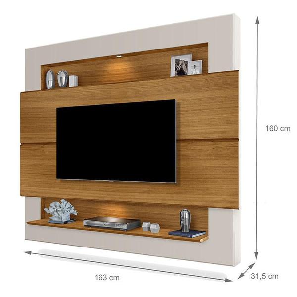 Imagem de Painel para TV Riviera 1.6 Carvalho Off White - Luapa Móveis