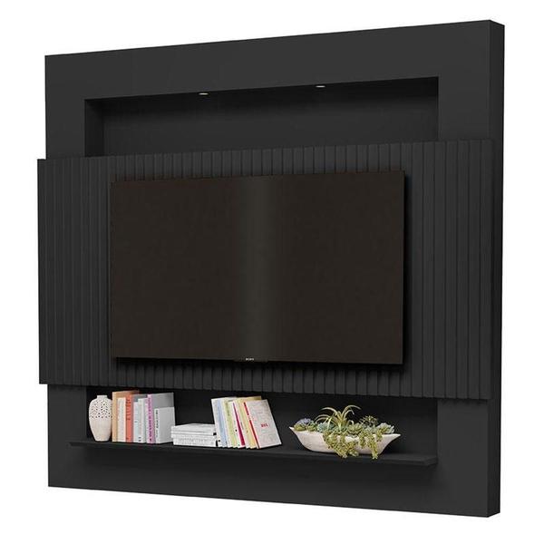 Imagem de Painel Para Tv Riviera Ripado 2.1 Preto - Luapa