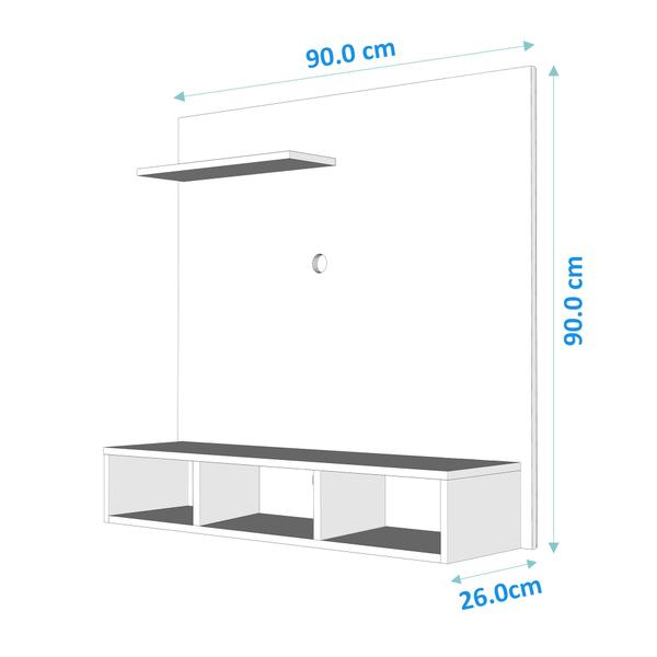 Imagem de Painel para TV Sala ate 32 polegadas Gold