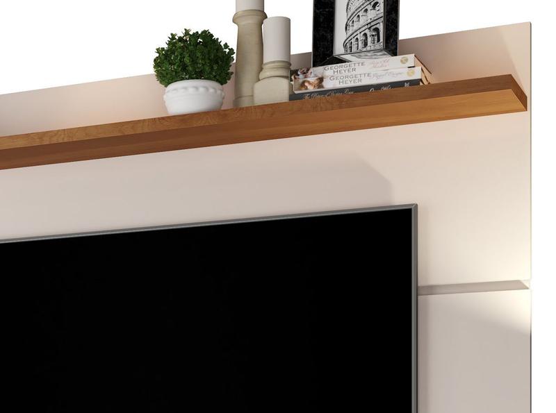 Imagem de Painel para TV Vivare 1.8 Off White com Freijó - Germai Móveis