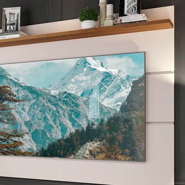 Imagem de Painel Para Tv Vivare 1.8 Off White Com Freijó - Germai Móveis