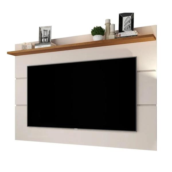 Imagem de Painel para TV Vivare 1.8 Off White com Freijó - Giga Móveis