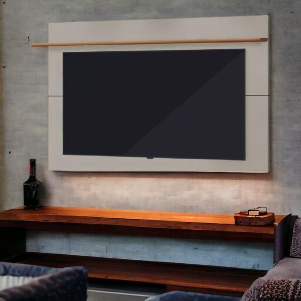 Painel para TVs até 55" Vênus Gianduia e Nature Tebarrot Imagem de Painel para TVs até 55" Vênus Gianduia e Nature Tebarrot