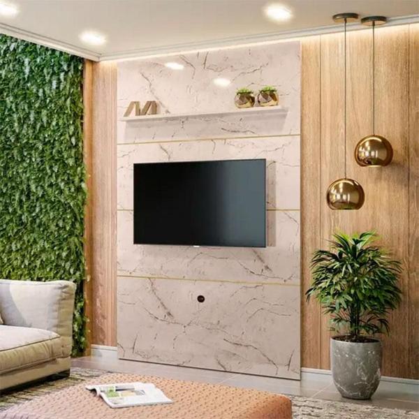 Imagem de Painel Piso Teto Interlagos Calacata Off White  Madetec