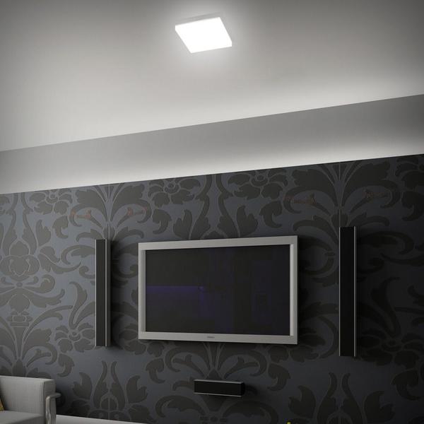 Imagem de Painel Plafon De Led Quadrado Frameless 24W Borda Infinita