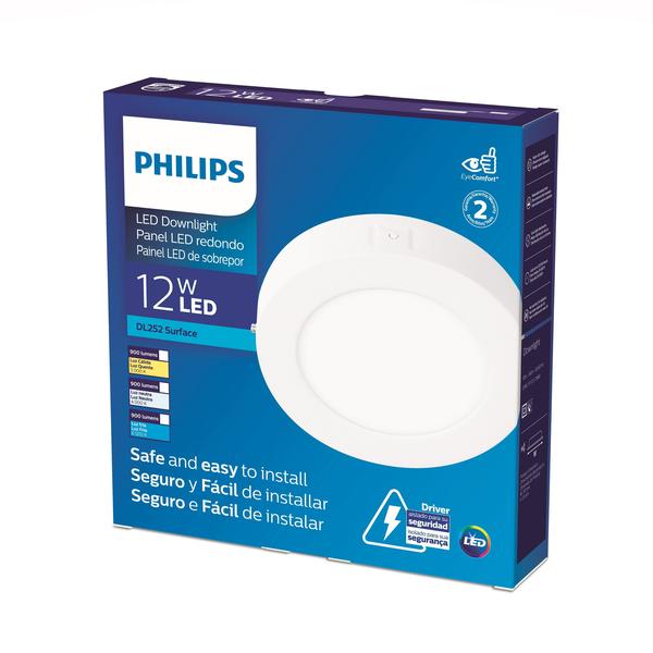 Imagem de Painel Plafon de Sobrepor Redondo LED 12W 4000K Philips