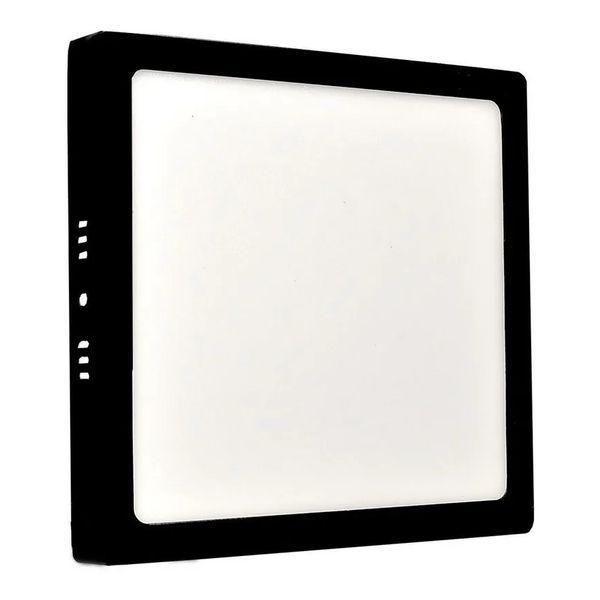 Imagem de Painel Plafon Led 24W Quadrado Luz 6500K - Borda Preta