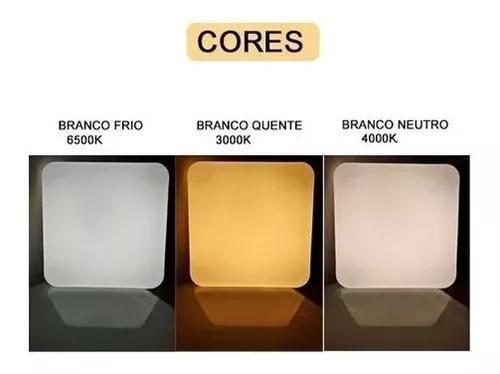 Imagem de Painel Plafon Led Borda Infinita 24w Embutir Sobrepor 17x17