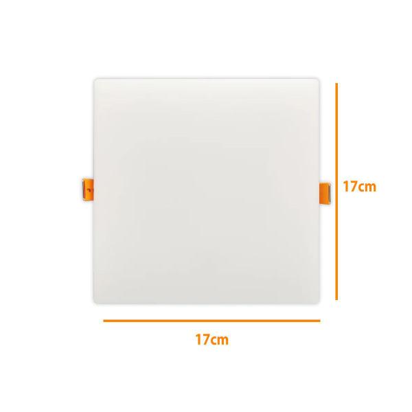 Imagem de Painel Plafon Led Borda Infinita Black + Decker Quadrado 24W