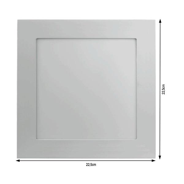 Imagem de Painel Plafon Led Embutir 22,5X22,5cm 20W 5700K Branco Bivolt - Save Energy - SE-240.3006