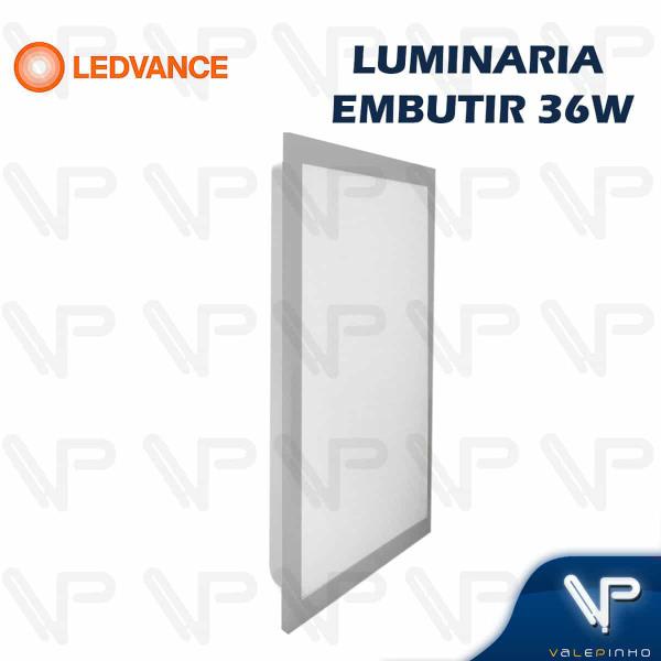 Imagem de PAINEL PLAFON LED LEDVANCE 36W EMBUTIR 62x62CM 6500K (BRANCO FRIO) BIVOLT