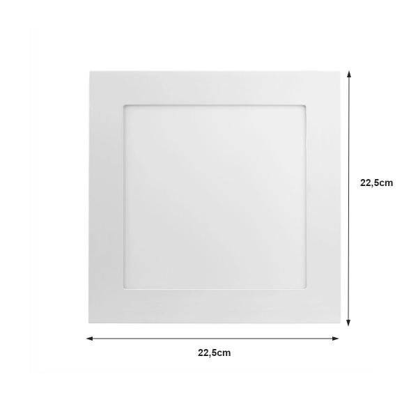 Imagem de Painel Plafon Led Sobrepor 22,5X22,5cm 20W 5700K Branco Bivolt - Save Energy - SE-240.598