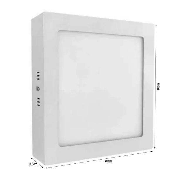 Imagem de Painel Plafon Led Sobrepor 40X40cm 32W 6500K Bivolt - Blumenau - 83896004