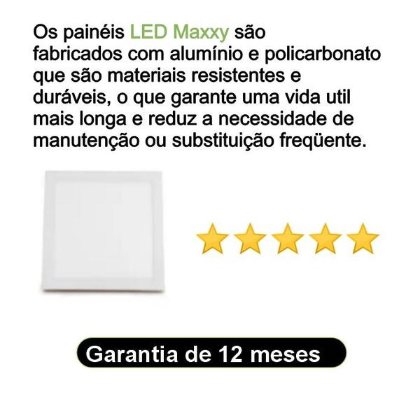 Imagem de Painel Plafon Led Sobrepor Quadrado 18W Frio 6500k