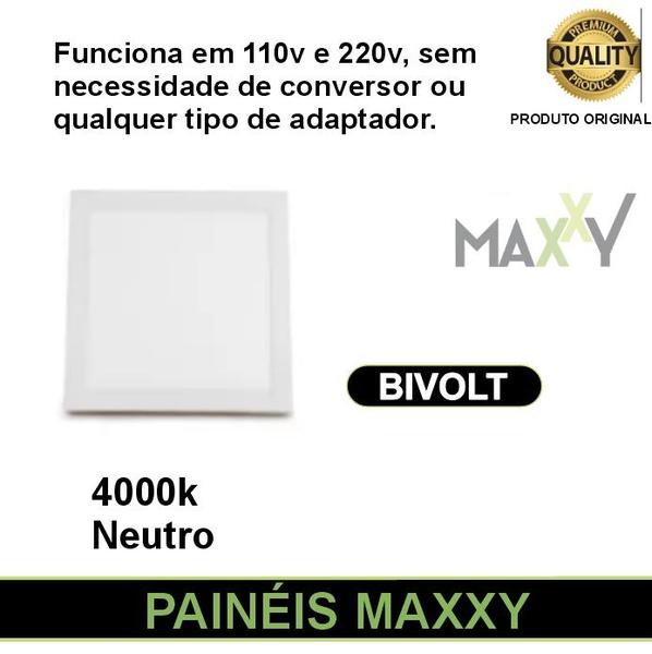 Imagem de Painel Plafon Led Sobrepor Quadrado 18W Neutro 4000k