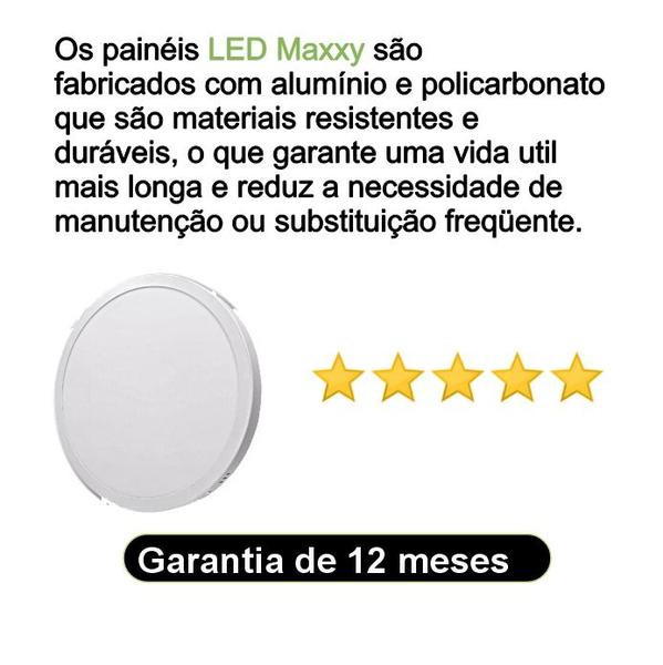 Imagem de Painel Plafon Led Sobrepor Redondo 18W Neutro 4000k