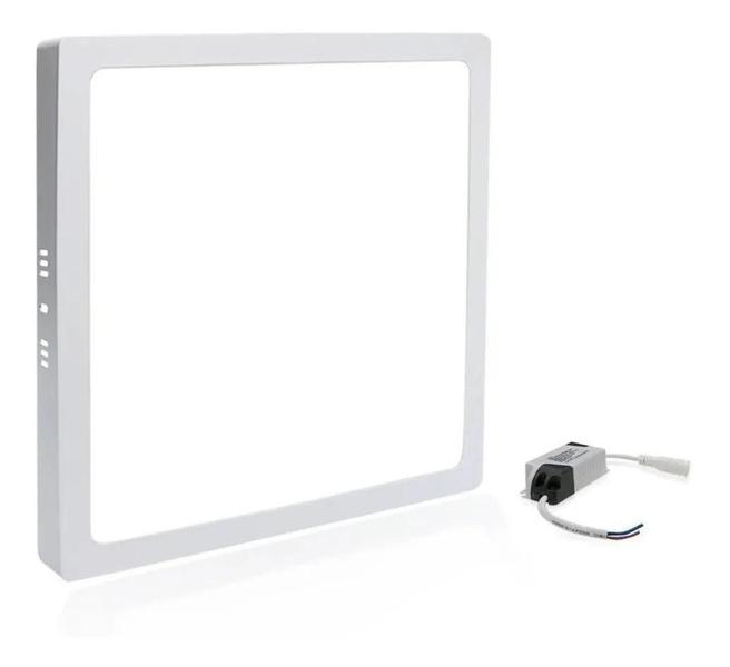 Imagem de Painel Plafon Luminaria Luz Led Sobrepor 40X40 36W 6500K