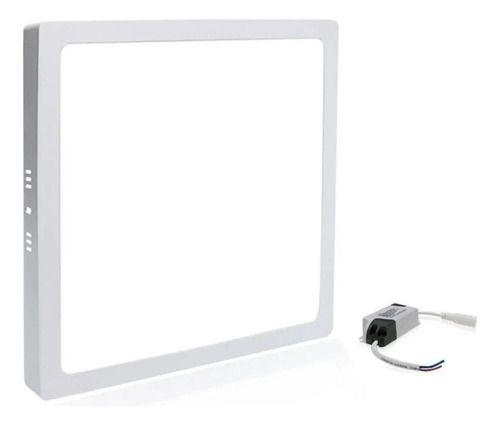 Imagem de Painel Plafon Sobrepor 25w Quadrado 30x30 Slim 3000k Aaatop - Branco - 110V/220V