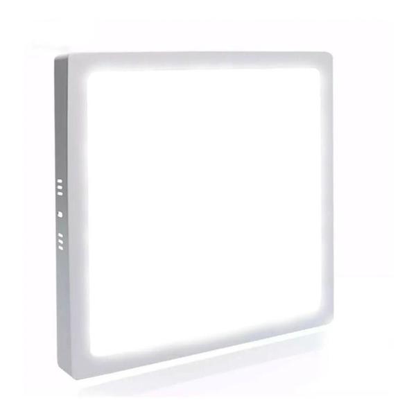 Imagem de Painel Plafon Sobrepor Led 24W 25W Quadrado Luz Branco Frio