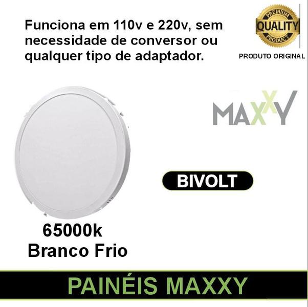 Imagem de Painel Plafon Sobrepor LED Redondo 12W FRIO