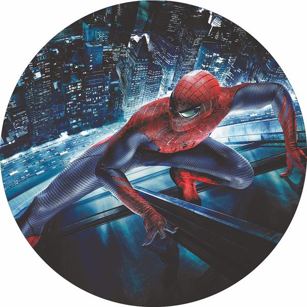 Imagem de Painel Redondo 1,50m E Trio Capa De Cilindro Homem aranha