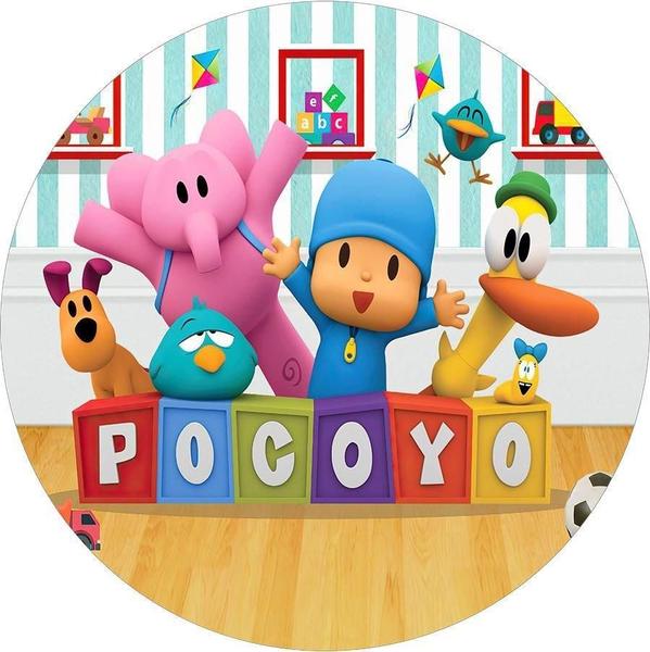 Imagem de Painel Redondo 3D Sublimado Pocoyo Frd-6067